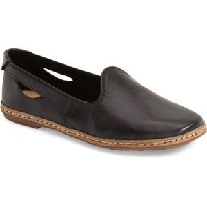 Hush Puppies Sebaka Piper Black Loafer Flats Size 9 Wide